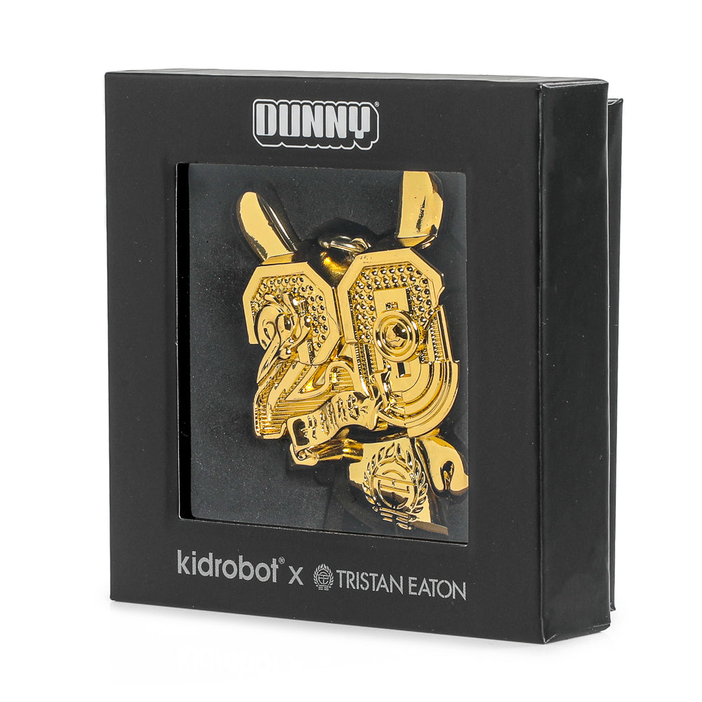 2024 CON EXCLUSIVE: 20th Anniversary Solid Metal Dunny Keychain - “Goldchrome” by Tristan Eaton (Limited Edition of 200)