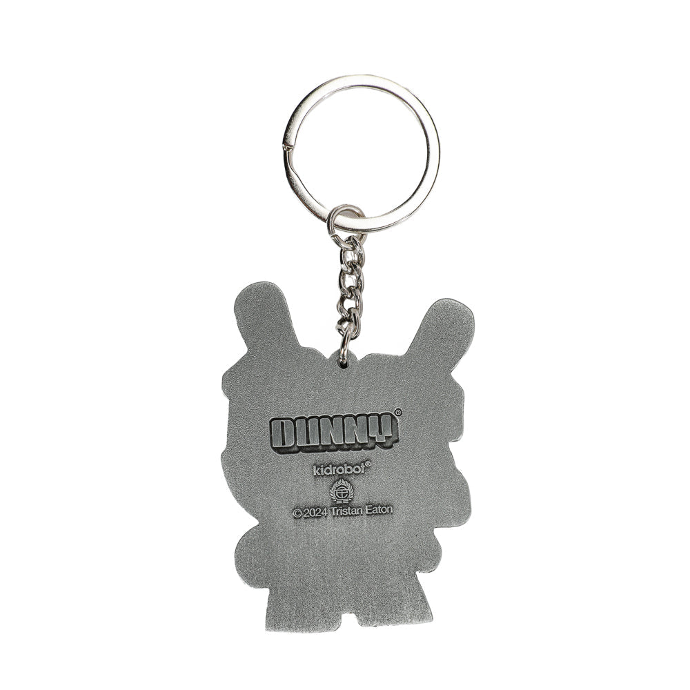 20th Anniversary Solid Metal Dunny Keychain - “Silverchrome” by Tristan Eaton (Limited Edition of 200)