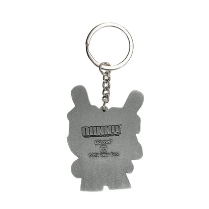 20th Anniversary Solid Metal Dunny Keychain - “Silverchrome” by Tristan Eaton (Limited Edition of 200)