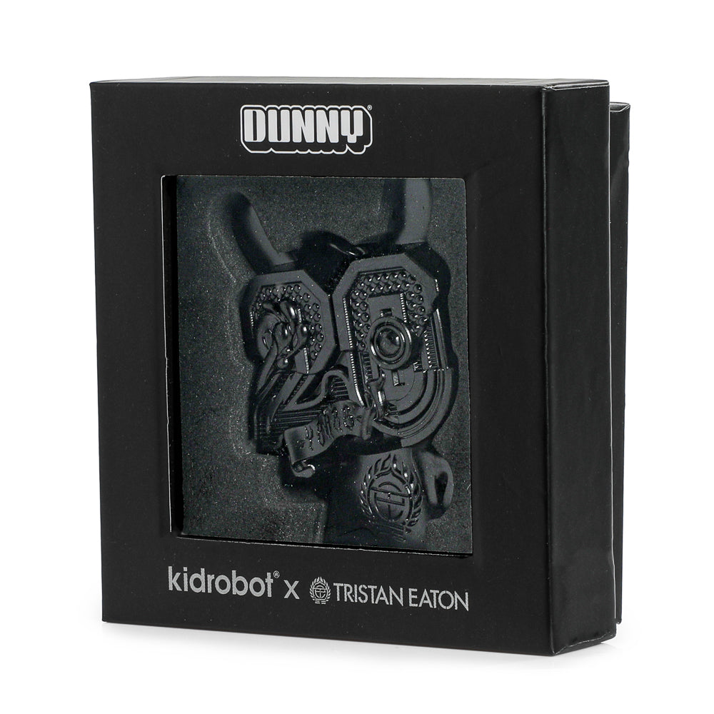 20th Anniversary Solid Metal Dunny Keychain - “Shock Black” by Tristan Eaton (Limited Edition of 200)
