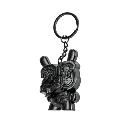 20th Anniversary Solid Metal Dunny Keychain - “Shock Black” by Tristan Eaton (Limited Edition of 200)