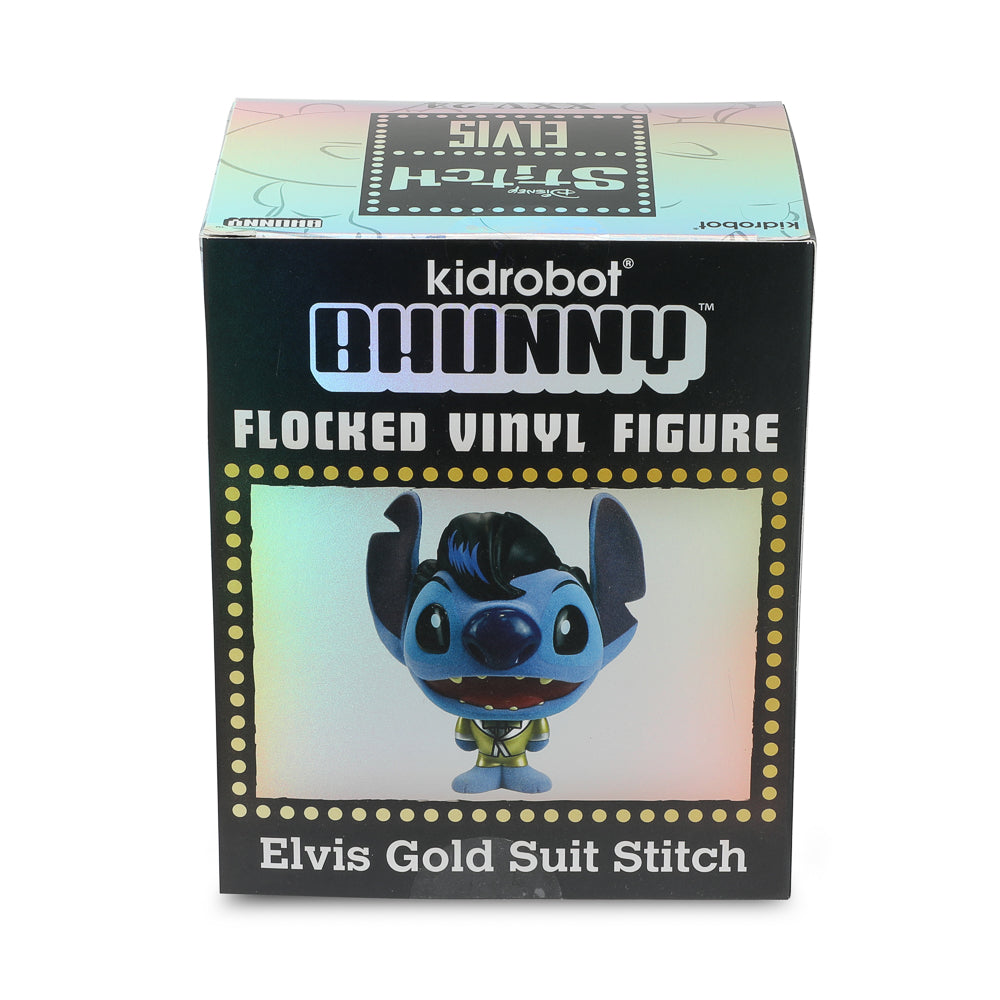 Disney Stitch - Gold Suit Elvis Bhunny 4” Flocked Vinyl Figure