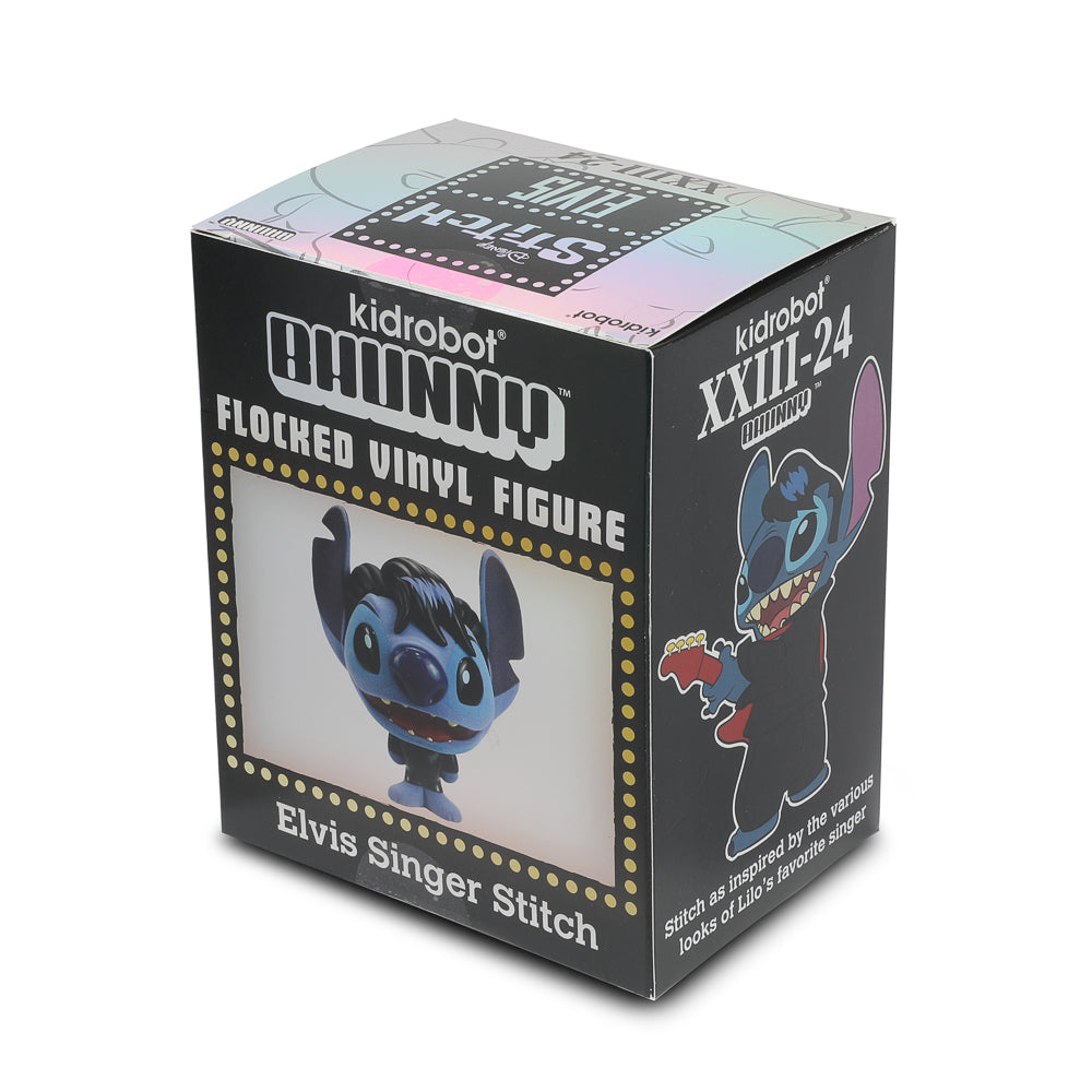 Disney Stitch - Singer Elvis Bhunny 4” Flocked Vinyl Figure