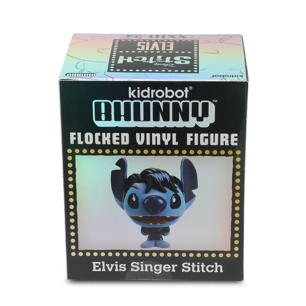 Disney Stitch - Singer Elvis Bhunny 4” Flocked Vinyl Figure
