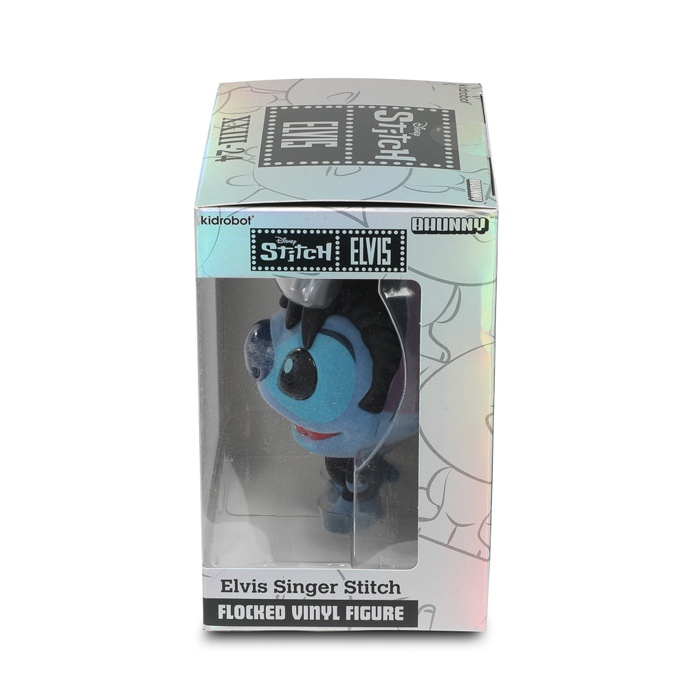 Disney Stitch - Singer Elvis Bhunny 4” Flocked Vinyl Figure