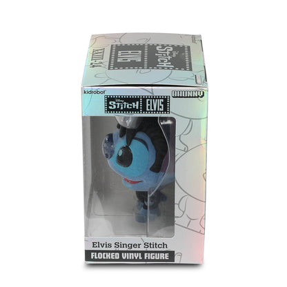Disney Stitch - Singer Elvis Bhunny 4” Flocked Vinyl Figure