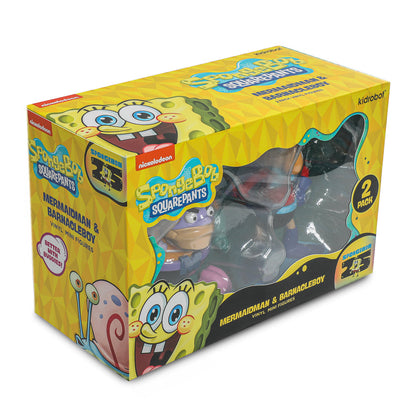 SpongeBob SquarePants - Mermaidman & Barnacleboy Vinyl Mini Figure 2-Pack
