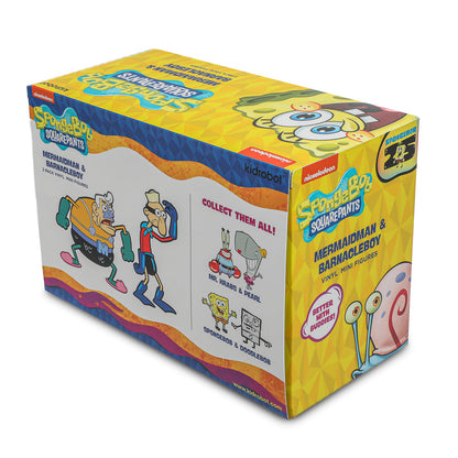 SpongeBob SquarePants - Mermaidman & Barnacleboy Vinyl Mini Figure 2-Pack