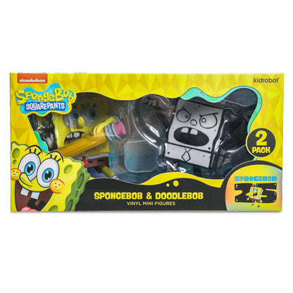 SpongeBob SquarePants - SpongeBob & DoodleBob Vinyl Mini Figure 2-Pack