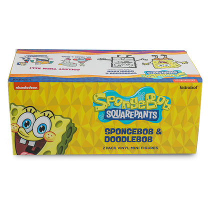 SpongeBob SquarePants - SpongeBob & DoodleBob Vinyl Mini Figure 2-Pack