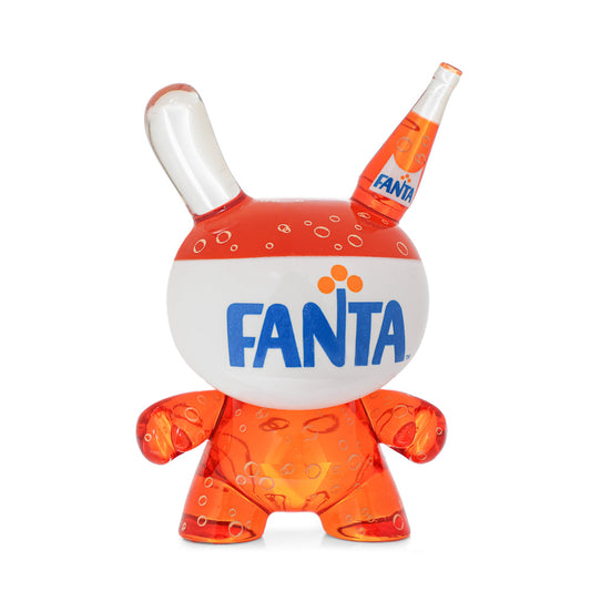 Kidrobot & Fanta® 3" Fanta Orange Resin Dunny Art Figure