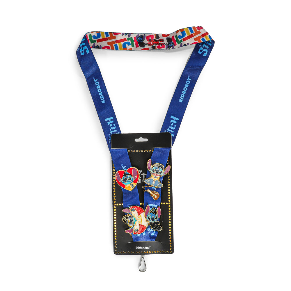 D23: Disney Stitch - Elvis Deluxe Pins & Lanyard Set