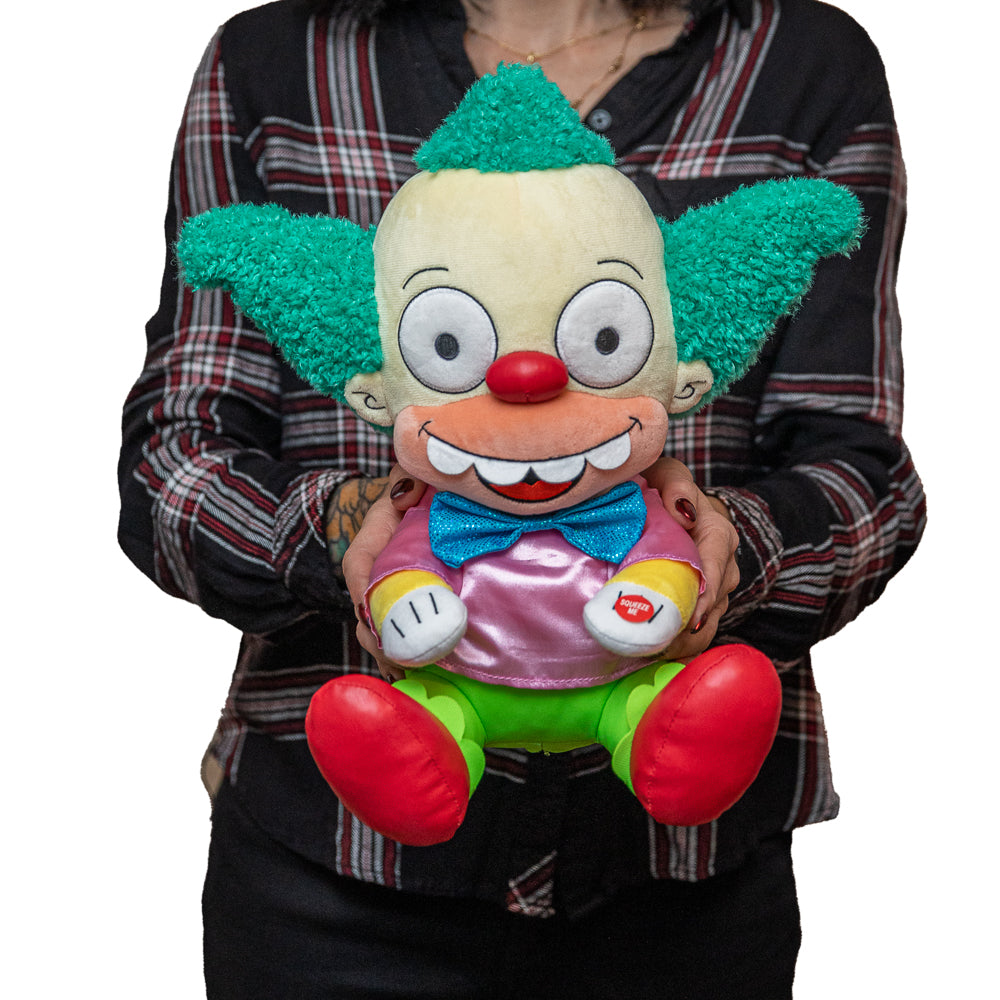 The Simpsons - Krusty the Clown 13" Plush with Sound (PRE-ORDER)