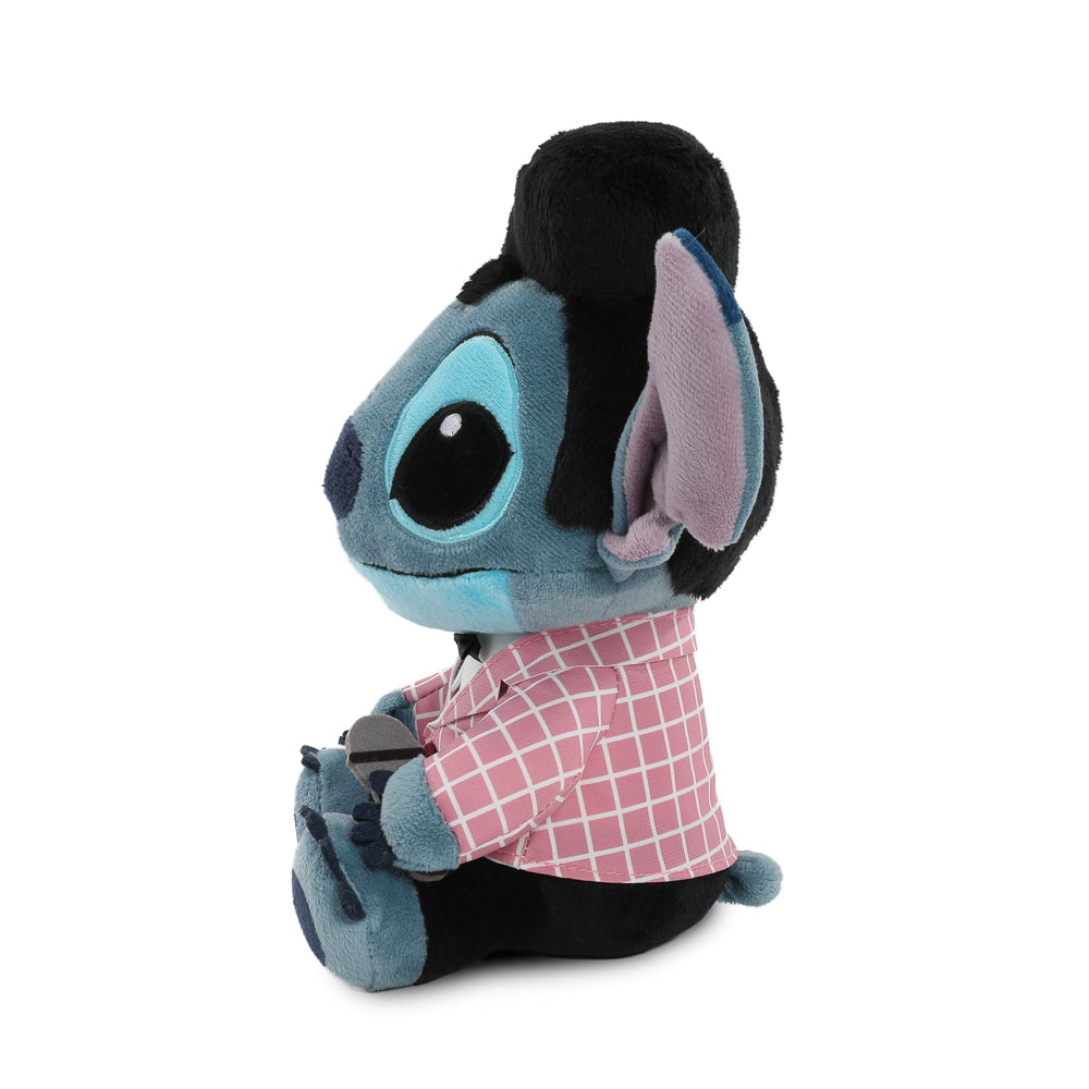Disney Stitch - Pink-Checkered Elvis Phunny Plush