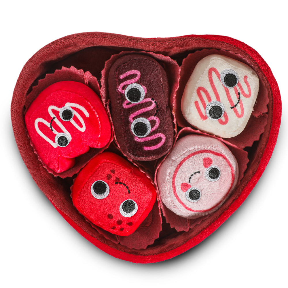 Yummy World Amore the Heart Box of Chocolates Interactive Plush