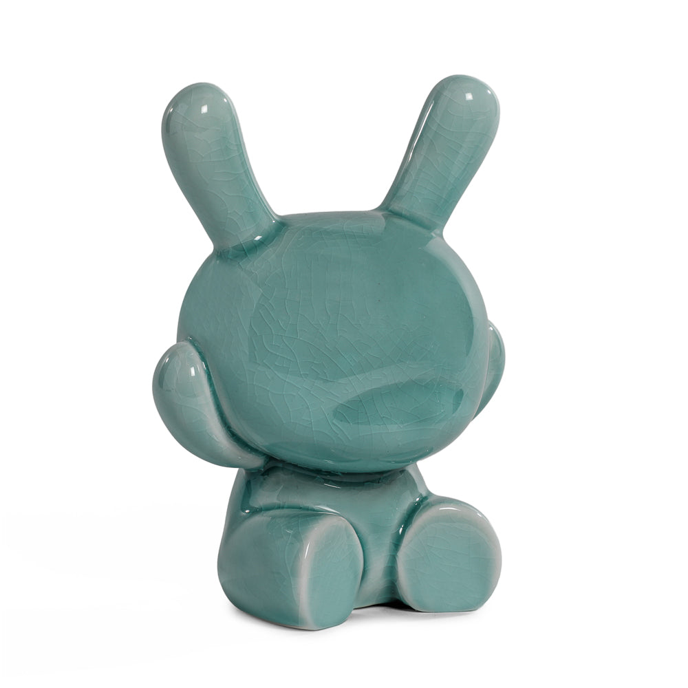 Three Wise Dunnys 5” Porcelain 3-Pack – Blue Mist Crackle Glaze Edition