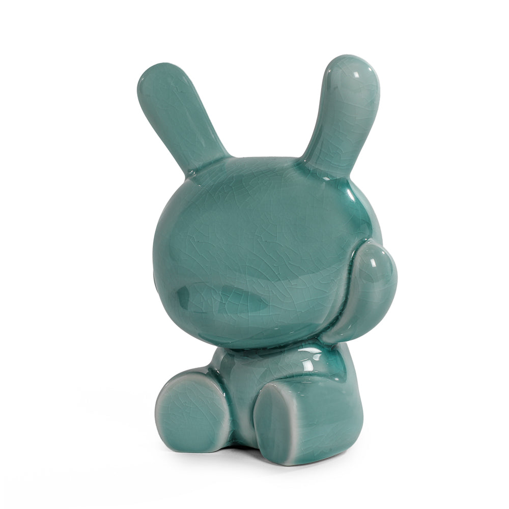 Three Wise Dunnys 5” Porcelain 3-Pack – Blue Mist Crackle Glaze Edition