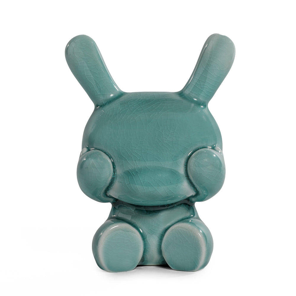 Three Wise Dunnys 5” Porcelain 3-Pack – Blue Mist Crackle Glaze Edition