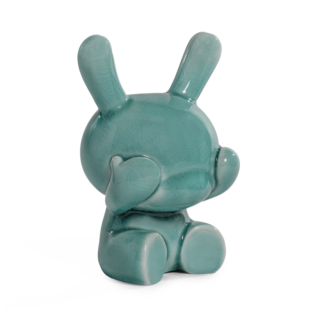 Three Wise Dunnys 5” Porcelain 3-Pack – Blue Mist Crackle Glaze Edition