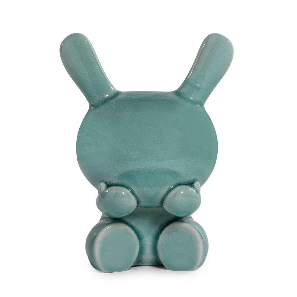 Three Wise Dunnys 5” Porcelain 3-Pack – Blue Mist Crackle Glaze Edition
