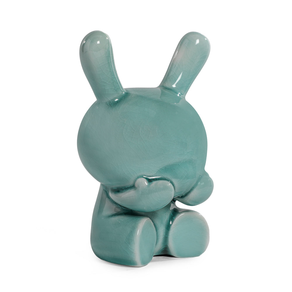 Three Wise Dunnys 5” Porcelain 3-Pack – Blue Mist Crackle Glaze Edition