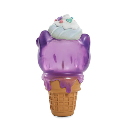 Hello Kitty® Ice Cream Cone Art Figure & Pin Bundle - Ube Edition - Kidrobot.com Exclusive (Limited Edition)