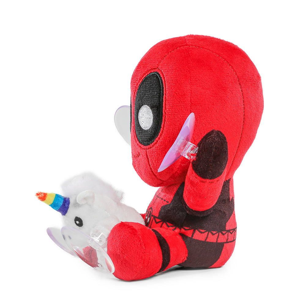 Deadpool with Unicorn Plush Window Clinger (PRE-ORDER)