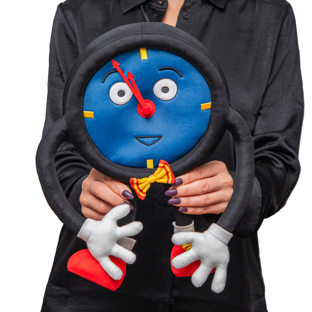 Don't Hug Me I'm Scared - Tony the Talking Clock Wall Clock Plush