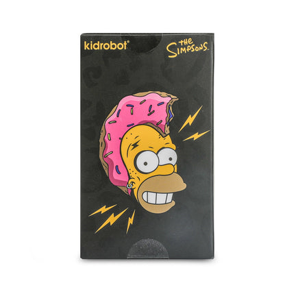 The Simpsons - Donut Riot Punk Homer 3" Vinyl Mini Figure - Crimson Glaze Edition - Kidrobot.com Exclusive (Limited Edition of 500)