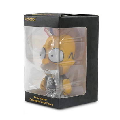2025 CON EXCLUSIVE: The Simpsons - Donut Riot Punk Homer 3" Vinyl Mini Figure - Pink Glaze Edition (Limited Edition of 500)
