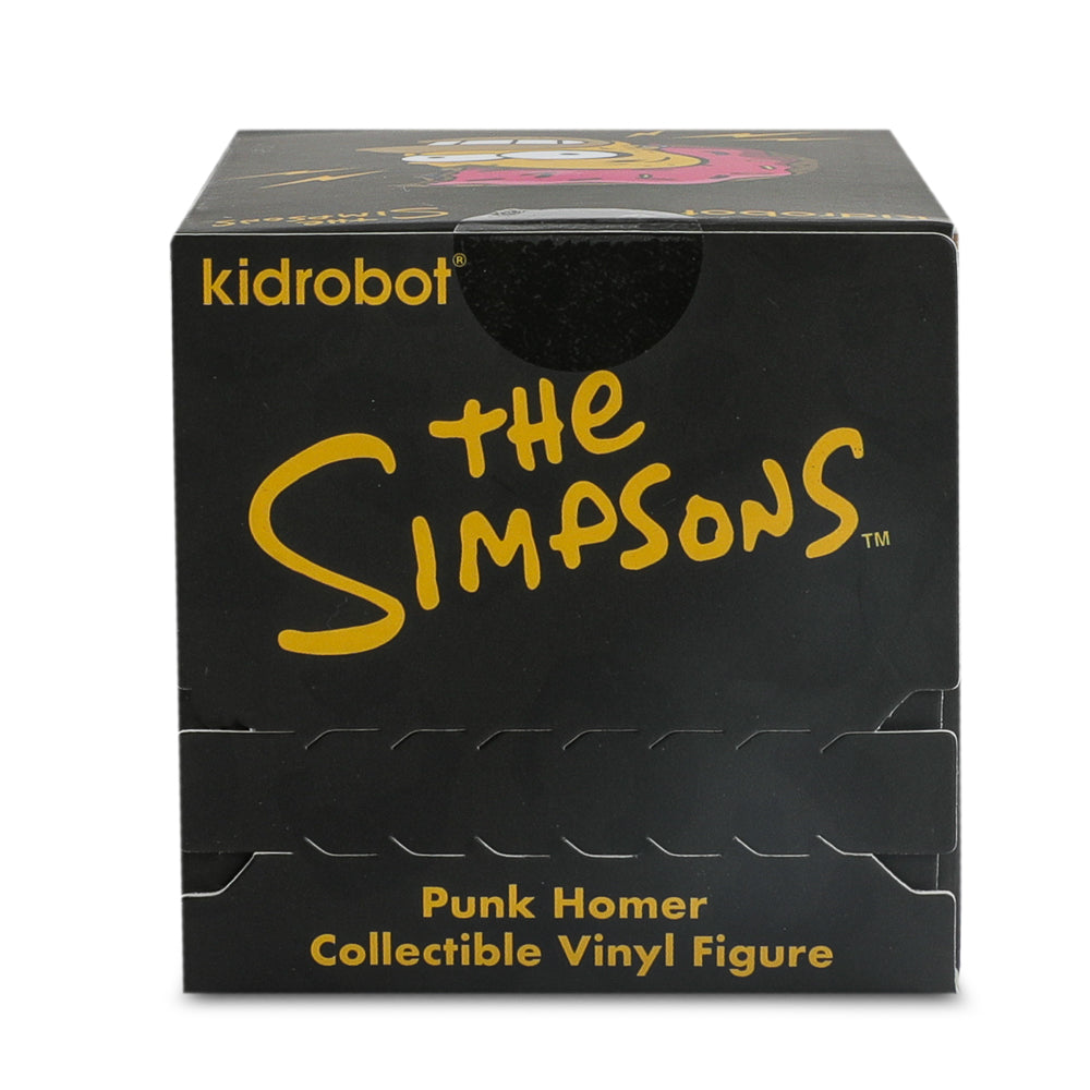 2025 CON EXCLUSIVE: The Simpsons - Donut Riot Punk Homer 3" Vinyl Mini Figure - Pink Glaze Edition (Limited Edition of 500)