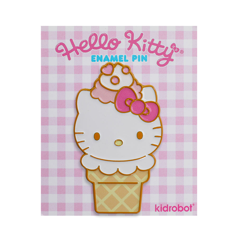 2025 CON EXCLUSIVE: Hello Kitty® Ice Cream Cone Pin - Bundle of 3 Pins (Limited Edition of 300)