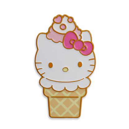 2025 CON EXCLUSIVE: Hello Kitty® Ice Cream Cone Pin - Bundle of 3 Pins (Limited Edition of 300)