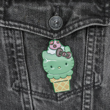 2025 CON EXCLUSIVE: Hello Kitty® Ice Cream Cone Pin - Bundle of 3 Pins (Limited Edition of 300)