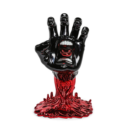 Santa Cruz Skateboards - 40th Anniversary Screaming Hand 9" Chrome Vinyl Art Figure - Blood Chrome Edition (Limited Edition of 500) (Kidrobot.com Exclusive)