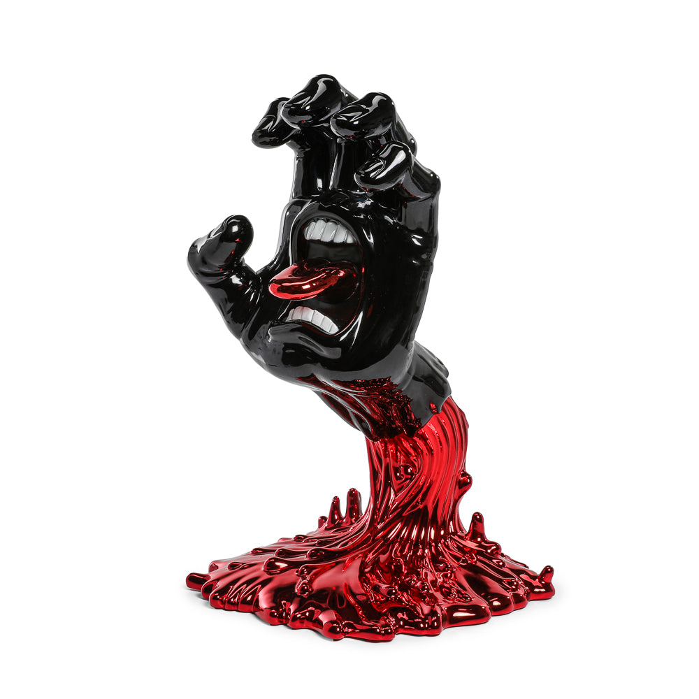 Santa Cruz Skateboards - 40th Anniversary Screaming Hand 9" Chrome Vinyl Art Figure - Blood Chrome Edition (Limited Edition of 500) (Kidrobot.com Exclusive)