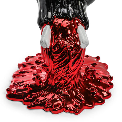 Santa Cruz Skateboards - 40th Anniversary Screaming Hand 9" Chrome Vinyl Art Figure - Blood Chrome Edition (Limited Edition of 500) (Kidrobot.com Exclusive)