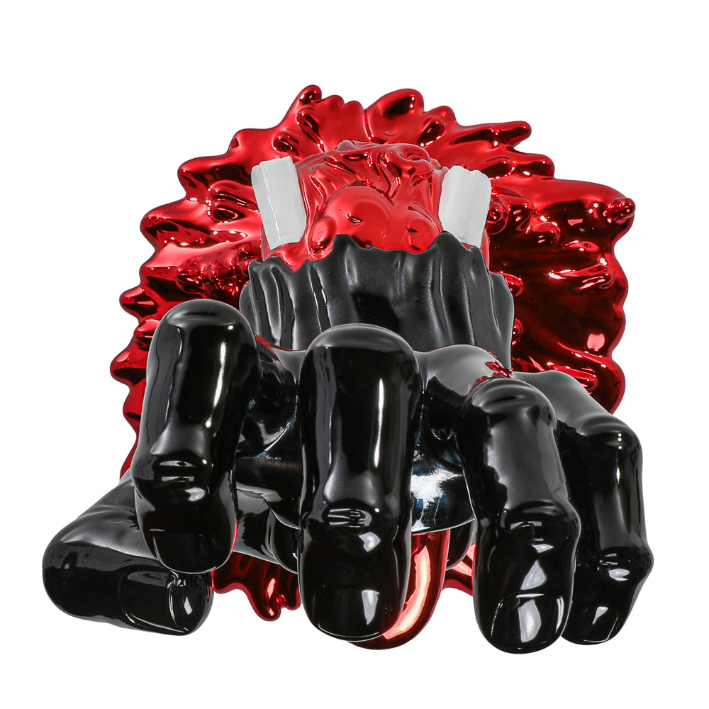 Santa Cruz Skateboards - 40th Anniversary Screaming Hand 9" Chrome Vinyl Art Figure - Blood Chrome Edition (Limited Edition of 500) (Kidrobot.com Exclusive)