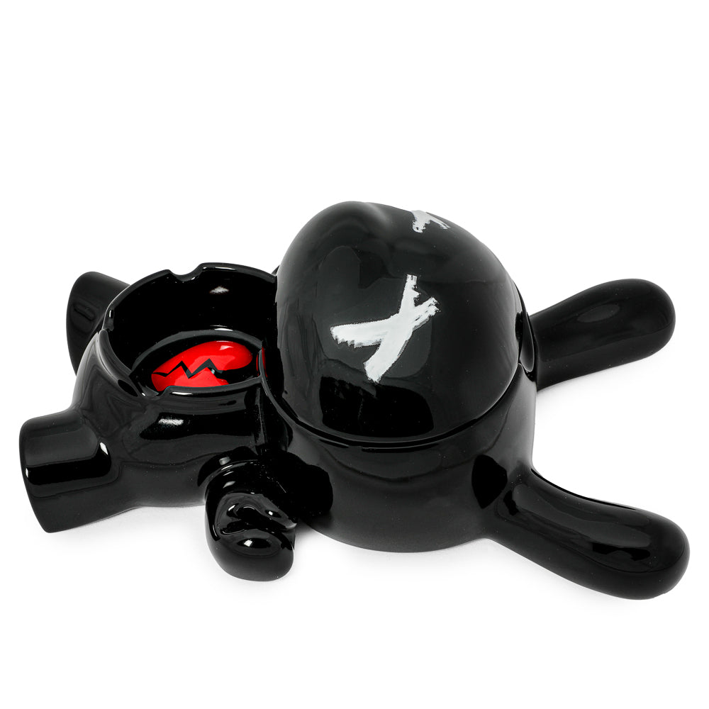 L.I.E. (LOVE ISN’T EASY) Dunny Ceramic Ashtray: BURNED Edition - Kidrobot.com Exclusive