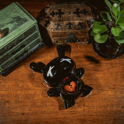 L.I.E. (LOVE ISN’T EASY) Dunny Ceramic Ashtray: BURNED Edition - Kidrobot.com Exclusive