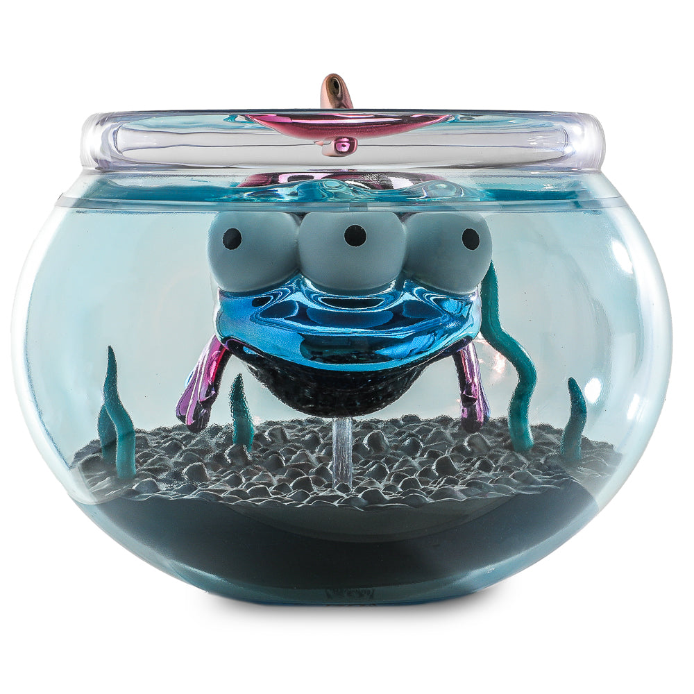 The Simpsons - Blinky in Fish Bowl 5.5” Vinyl Art Figure (Nuclear Electroplate Edition) - NYCC 2025 Debut - SOLD OUT!