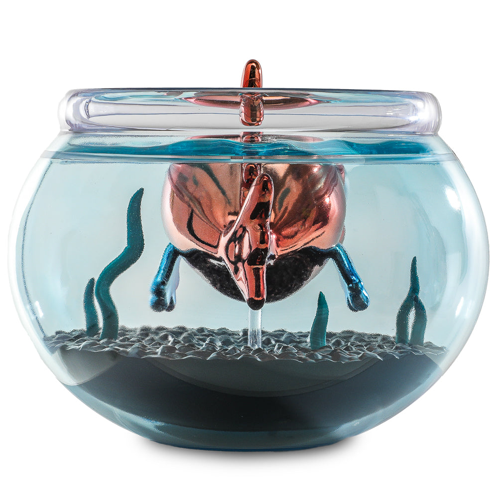 The Simpsons - Blinky in Fish Bowl 5.5” Vinyl Art Figure (Nuclear Electroplate Edition) - NYCC 2025 Debut - SOLD OUT!