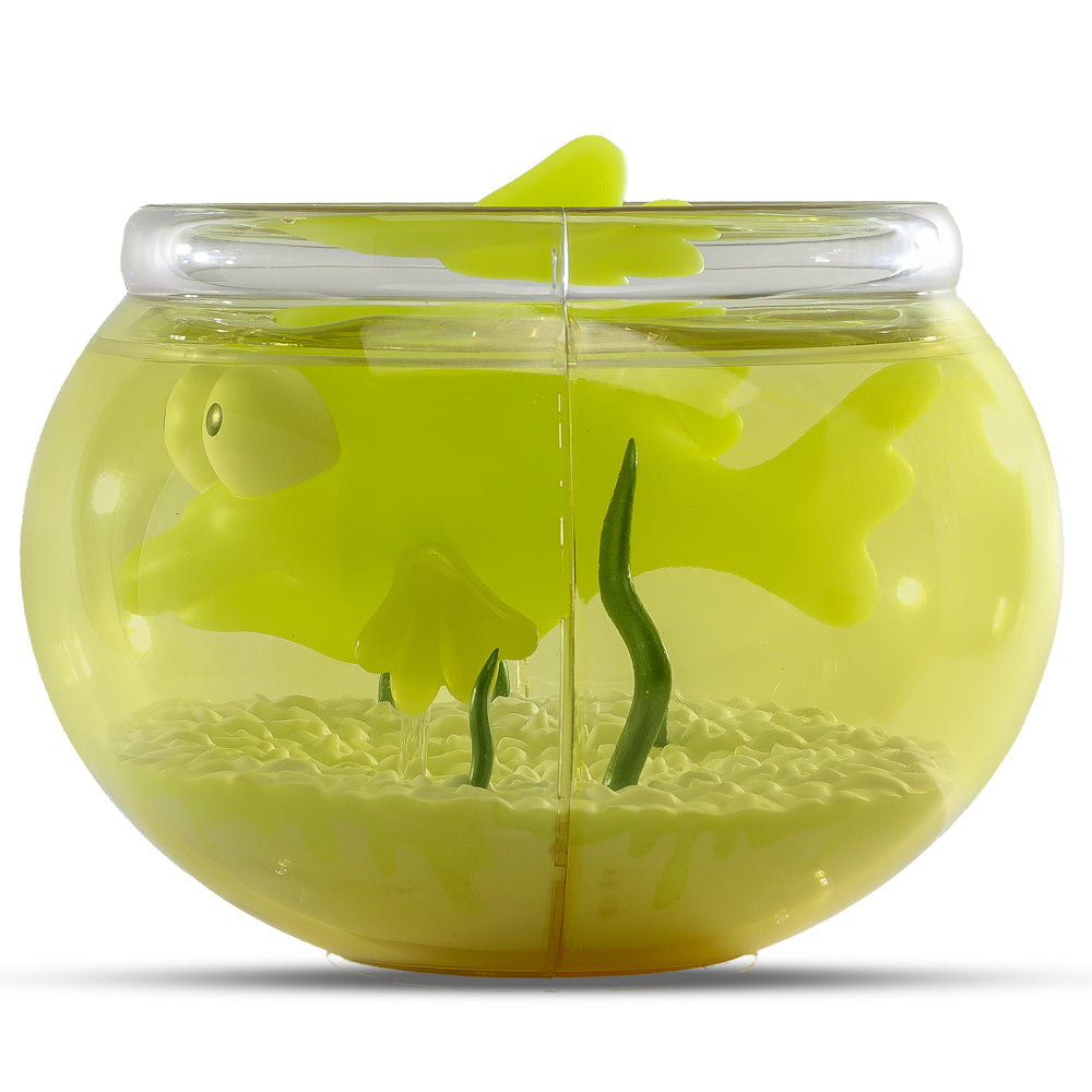 The Simpsons - Blinky in Fish Bowl 5.5” Glow-in-the-Dark Vinyl Art Figure (Radioactive Edition) - Kidrobot.com Exclusive - SOLD OUT!