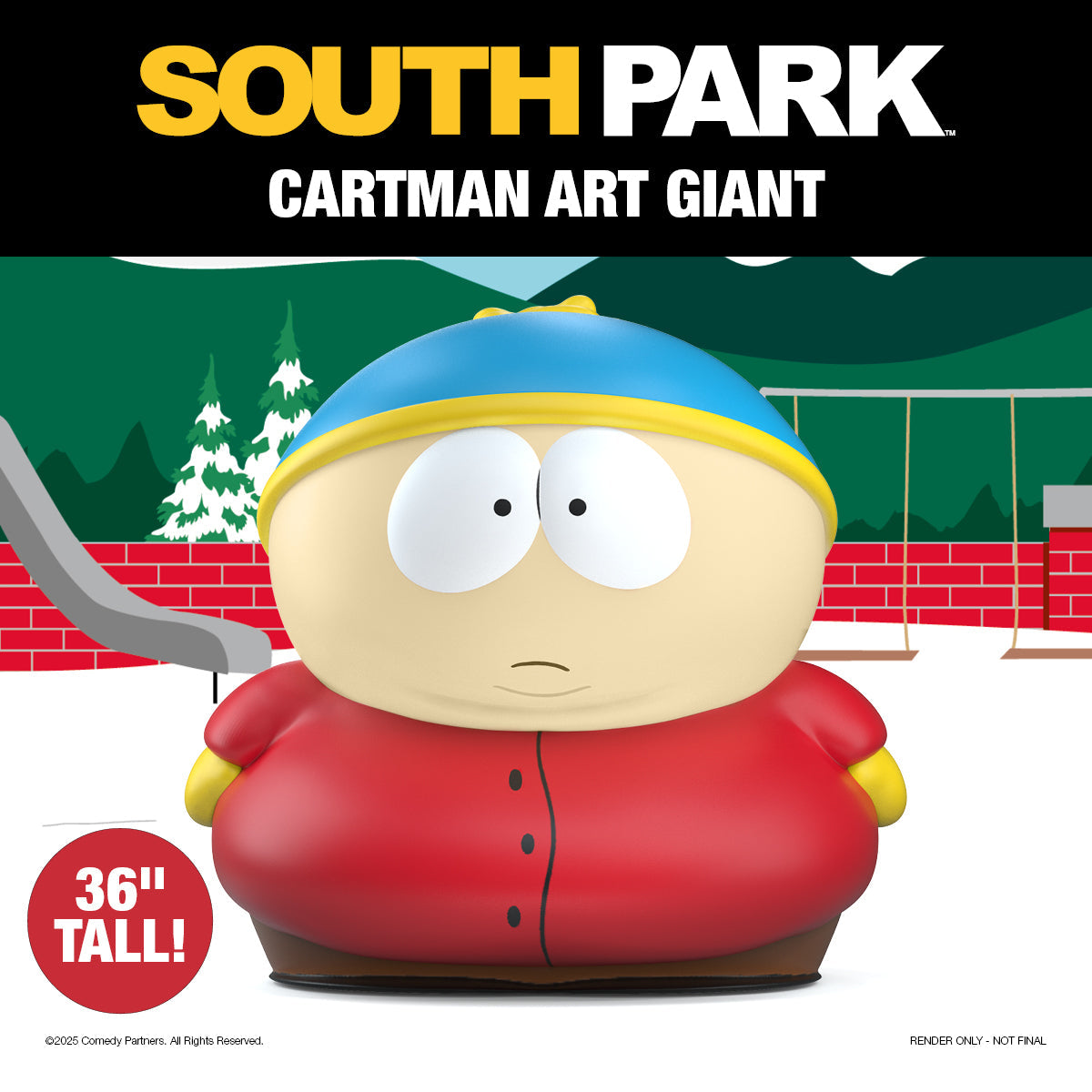 South Park - Cartman 36” Art Giant (PRE-ORDER)