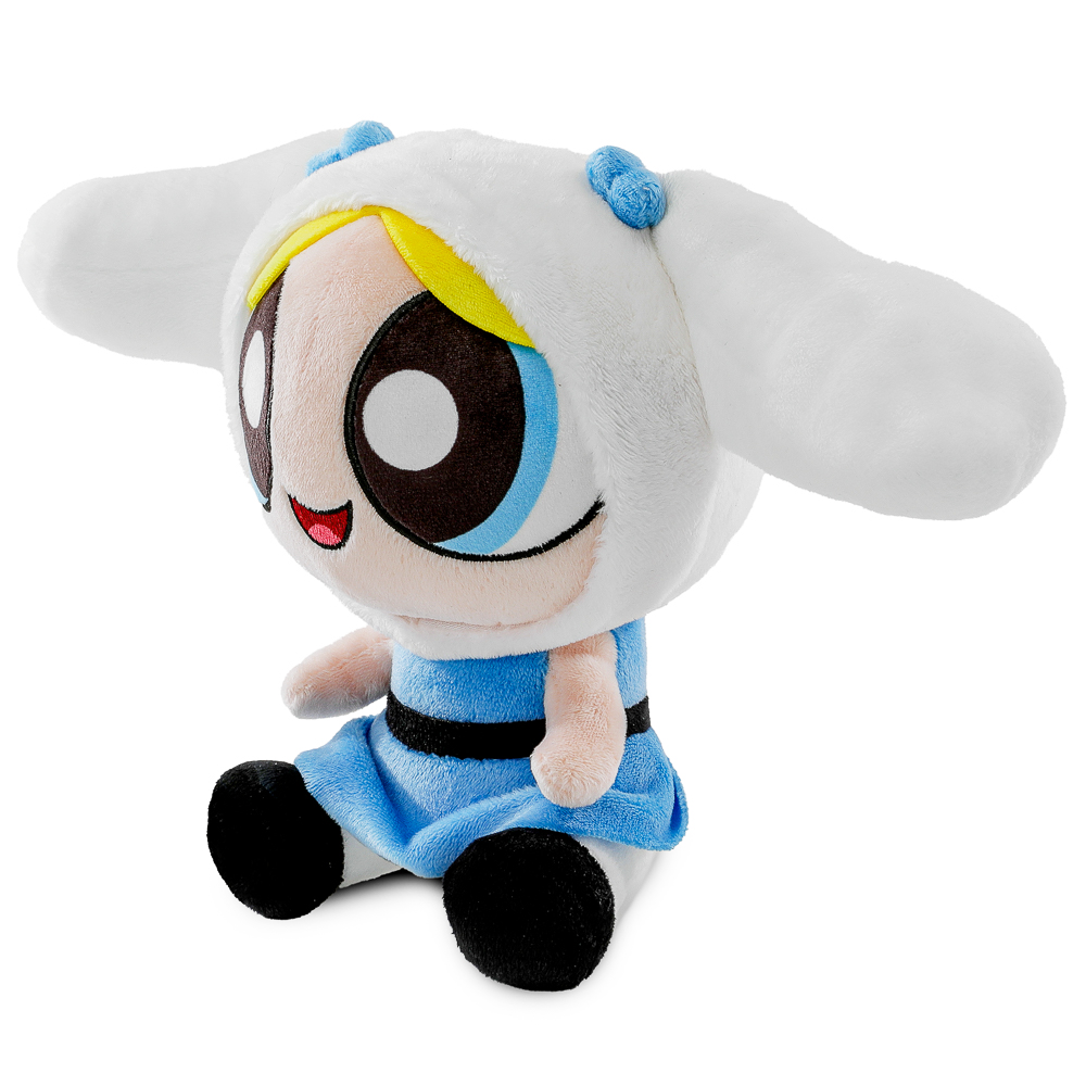 Hello Kitty® and Friends x The Powerpuff Girls - Blossom as Hello Kitty®, Bubbles as Cinnamoroll™, and Buttercup as Kuromi™ Phunny Plush Bundle 3-Pack (PRE-ORDER)