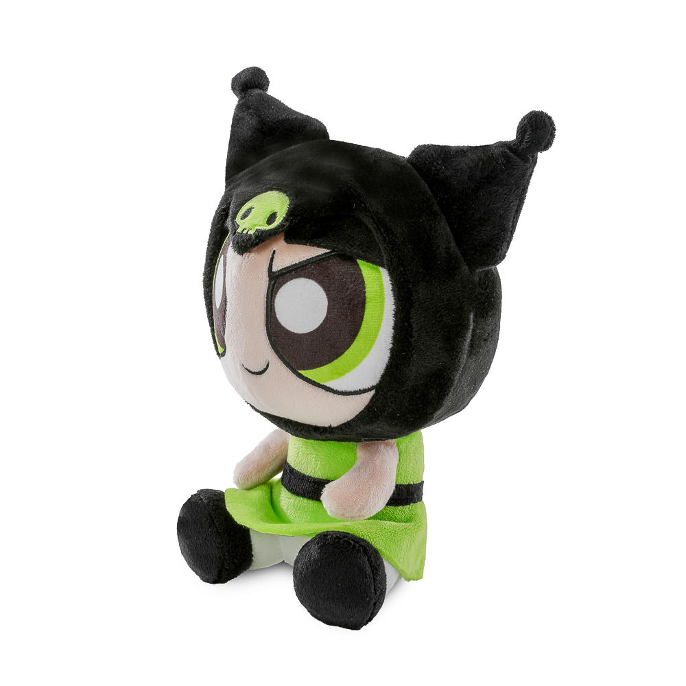 Hello Kitty® and Friends x The Powerpuff Girls - Blossom as Hello Kitty®, Bubbles as Cinnamoroll™, and Buttercup as Kuromi™ Phunny Plush Bundle 3-Pack (PRE-ORDER)