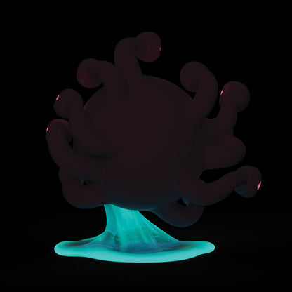 Dungeons & Dragons: Beholder 7" Resin Figure - Glow-In-The-Dark Edition by Kidrobot