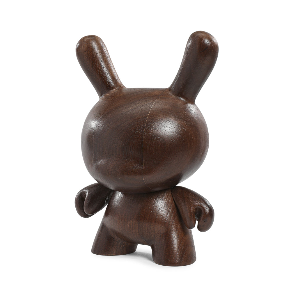 Kidrobot RAW Black Walnut 8" Wood Dunny (Limited Edition of 1000) (PRE-ORDER)