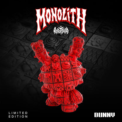 MONOLITH Dunny 8" Sculpted Vinyl Art Figure by ROBOT SODA - Sangre Edition (Limited to 150)