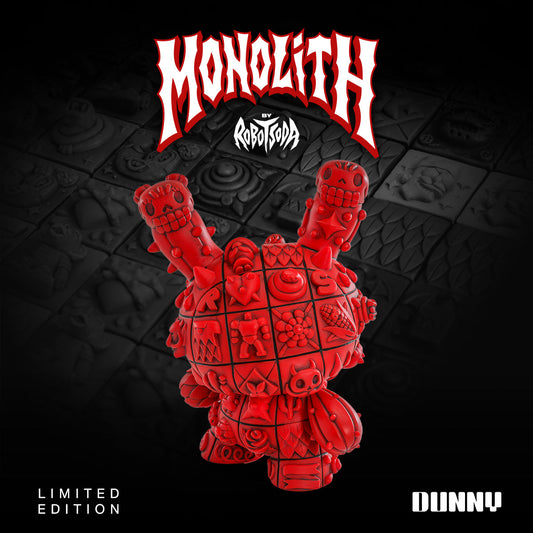 MONOLITH Dunny 8" Sculpted Vinyl Art Figure by ROBOT SODA - Sangre Edition (Limited to 150)